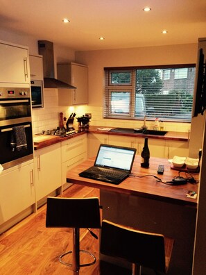 Fridge, microwave, oven, stovetop - Converted Bungalow to house (Harrogate)