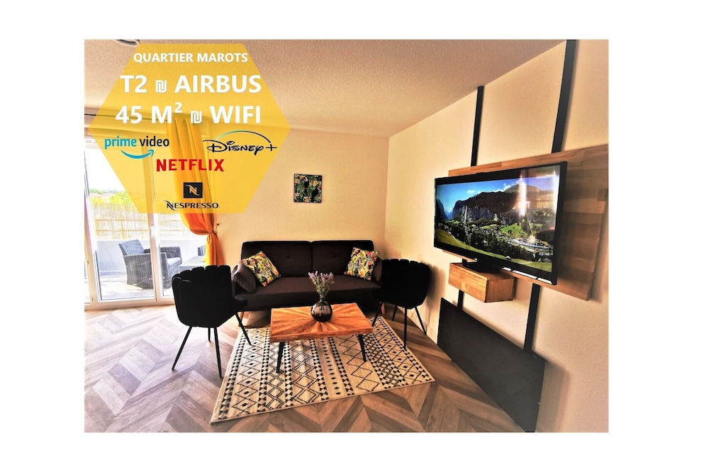 T2 COZY ₪ SECURE RESIDENCE ₪ AIRBUS ₪ SWIMMING POOL