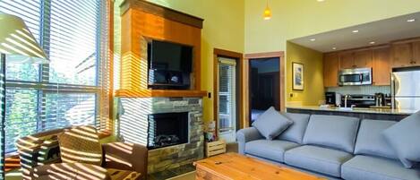 تلفزيون، مدفأة