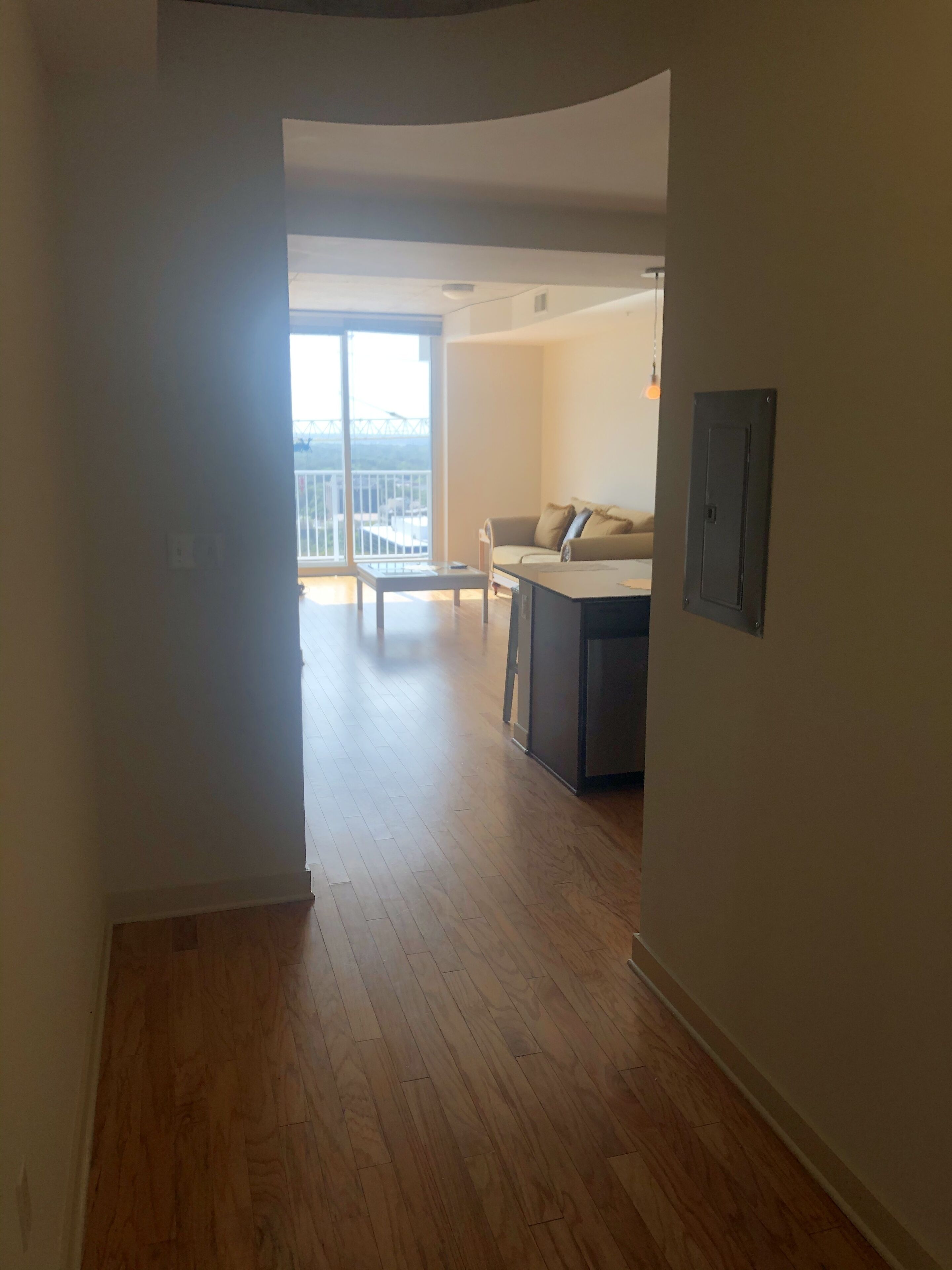 Rooftop pool highrise views