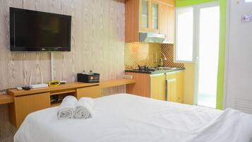 Wifi gratis y ropa de cama