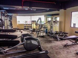 Gym - Comfy and Minimalist 1BR Apartment at Atria Residence (Gading Serpong)