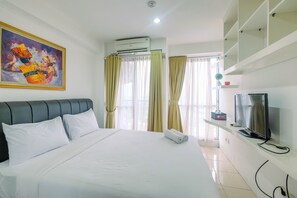 Wi-Fi de cortesia, roupa de cama