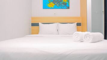 Quarto | 2 quartos, Wi-Fi de cortesia, roupa de cama