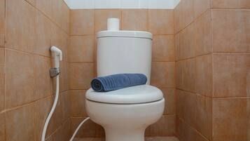 Quarto | Banheiro | Chuveiro, toalhas de banho