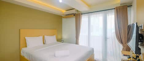 Kamar | Wi-Fi gratis dan seprai linen