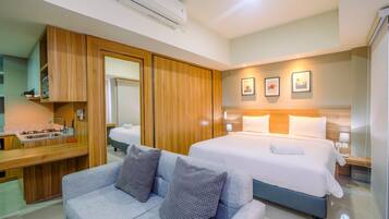 Wifi gratis y ropa de cama