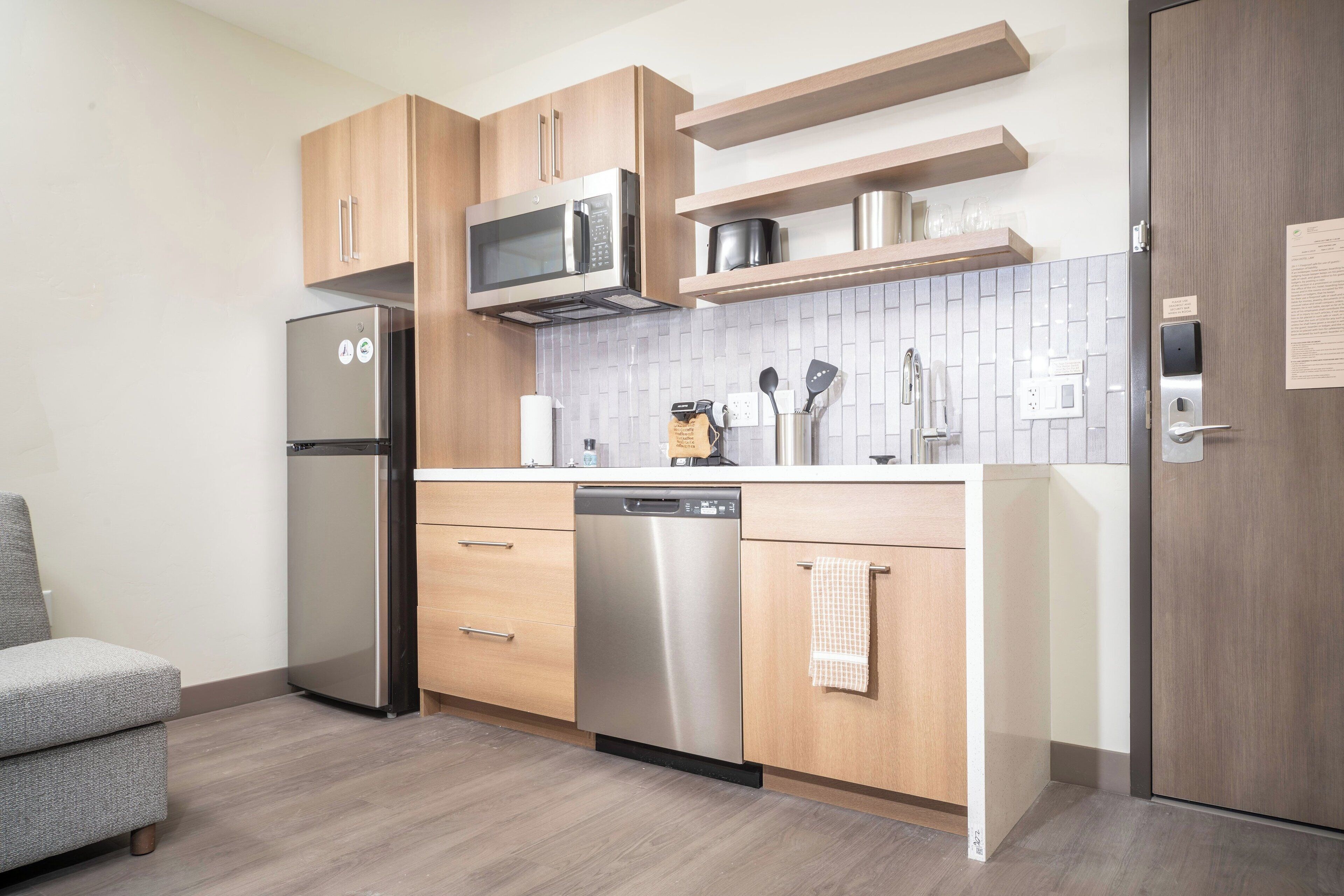 studio, multiple beds | private kitchen | coffee/tea maker