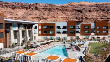 Blick von der Unterkunft