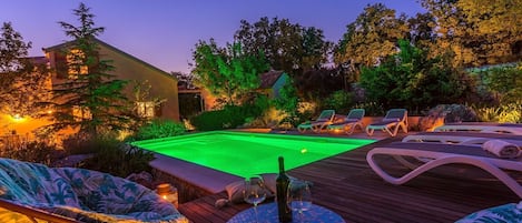 Piscine chauffée