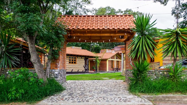 Front of property - Cabañas del Bosque (Huasca de Ocampo)