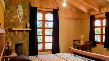 Cabaña estándar | 1 habitación y ropa de cama