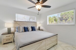 4 bedrooms, iron/ironing board, travel cot, free WiFi