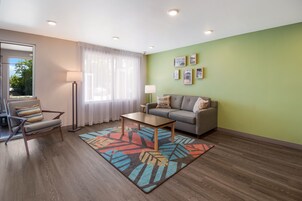 Sala de estar en el lobby