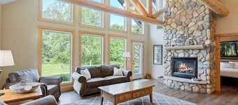 Popular Interlachen Condo with Relaxing Creek Views & steps away from Gull Lake