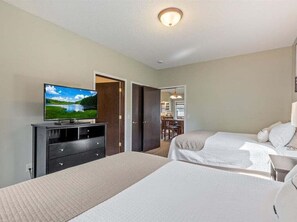 2 室のベッドルーム、WiFi、ベッドシーツ