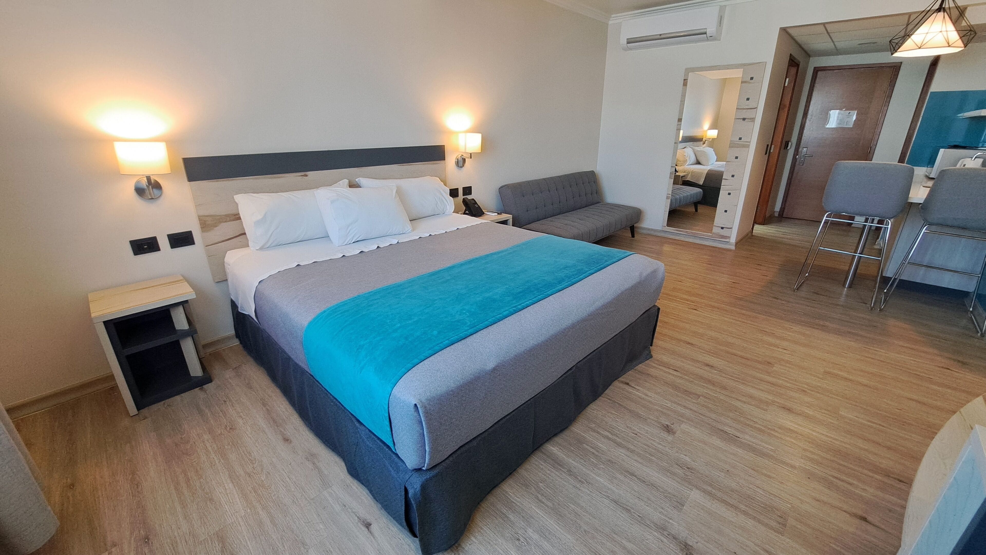 standard apartment | minibar, in-room safe, desk, blackout curtains