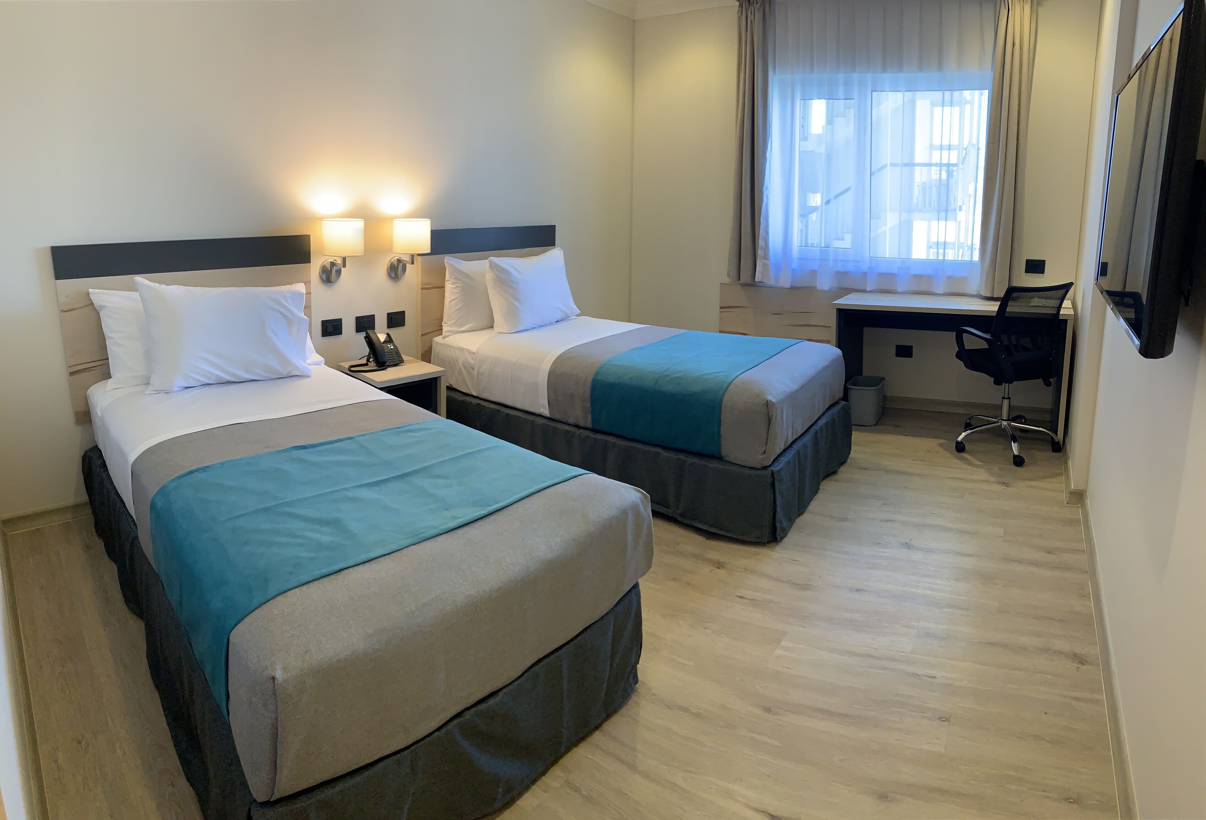 standard double room | minibar, in-room safe, desk, blackout curtains