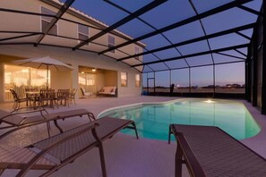 Outdoor pool - Enchanting!! 6 Bed 5 Bath House With Pool 1880 (Davenport)