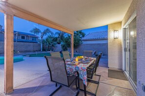 Outdoor dining