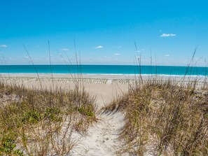 Beach nearby - The Channel Marker | Ocean to Sound Views! (Topsail Beach)