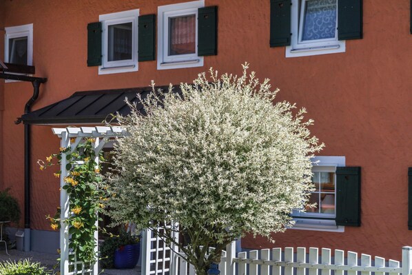 Property grounds - Apartment 'Fewo Im Gästehaus Maximilian' with Mountain View, Balcony and Wi-Fi (Eggelsberg)