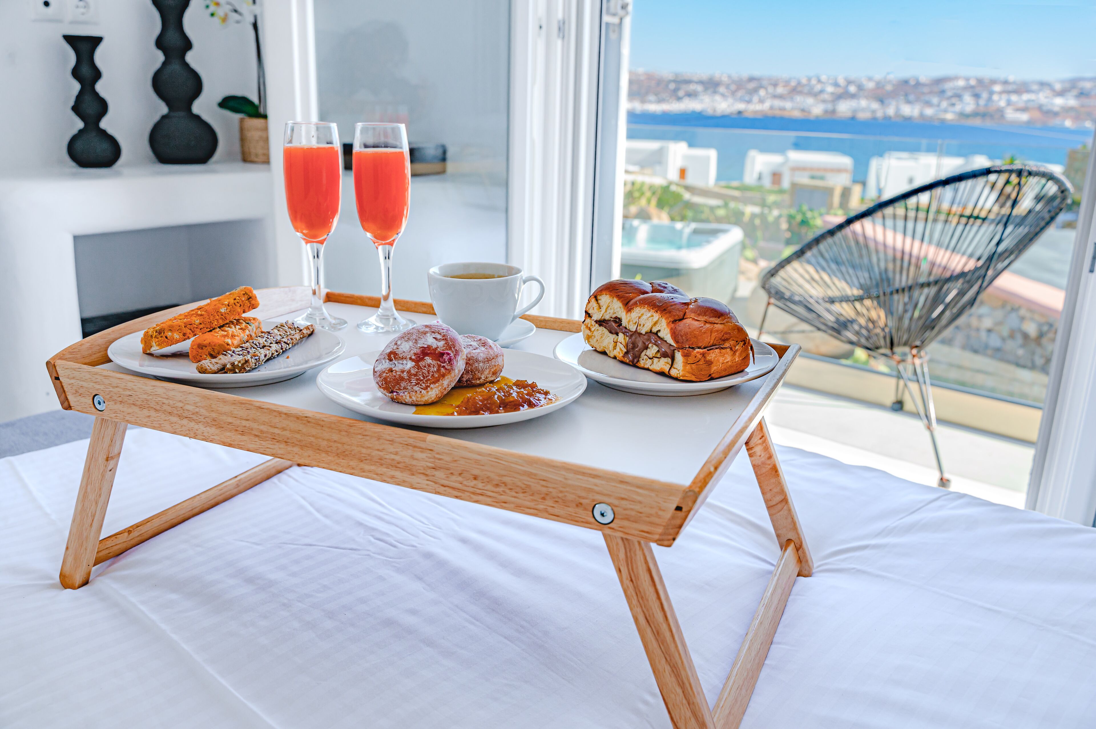 Deluxe-Villa, 6 Schlafzimmer, eigener Pool | Ausblick vom Zimmer