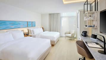 スタジオ クイーンベッド 2 台 禁煙 | セーフティボックス (室内)、アイロン / アイロン台、WiFi (無料)、ベッドシーツ