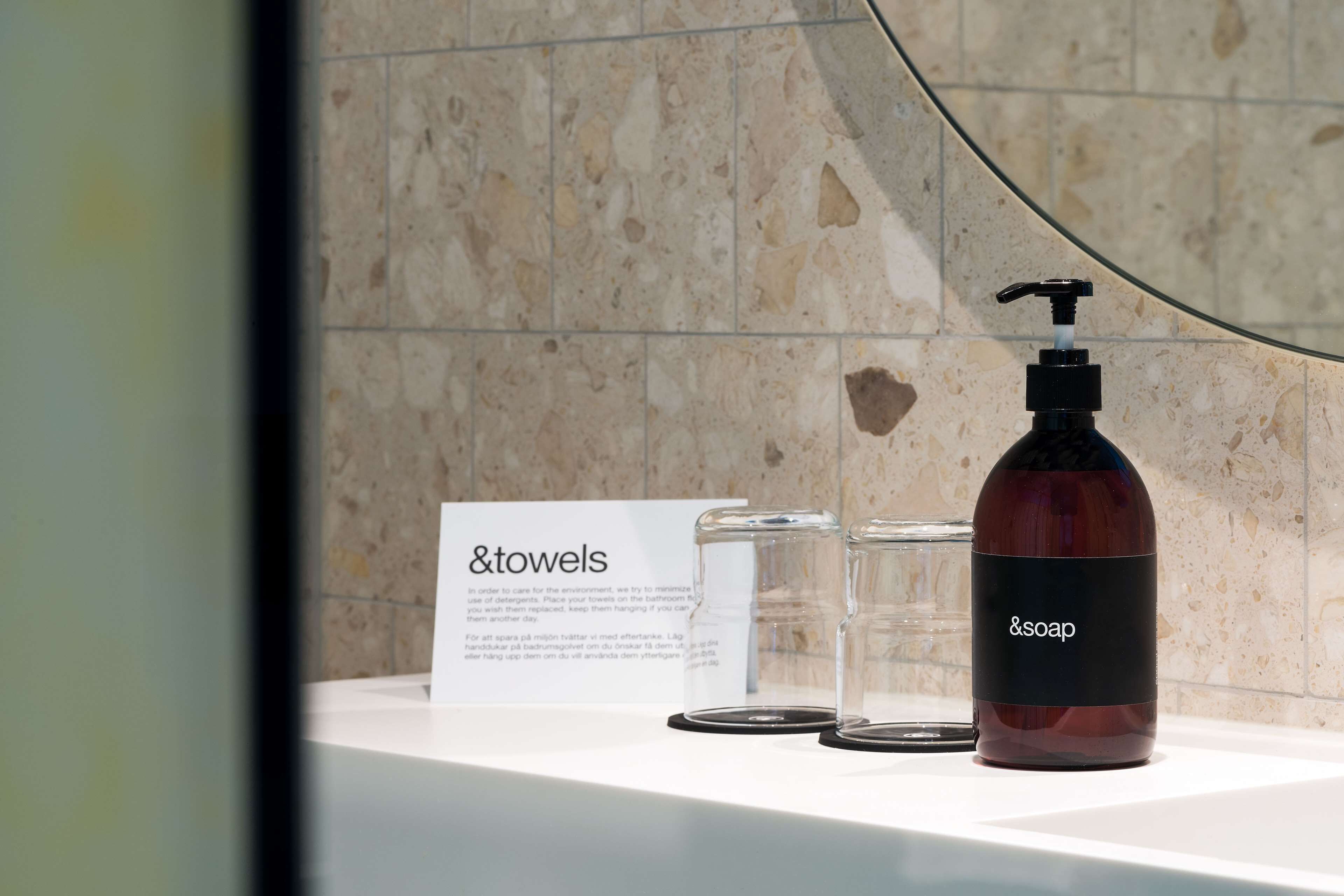 shower, rainfall showerhead, hair dryer, heated floors