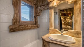 Bathroom - Charming apt for 4 at the slopes - Pralong, Courchevel (Courchevel 1850)