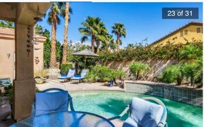 Pool - Luxury Private Desert Villa with Pool, Spa & Views safe area<br>In a cul de sac <br><br> (Palm Springs)