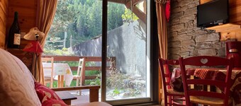 Cozy mountain-style apartment, Pra-Loup, 4-6 ppl