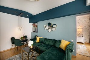 Exclusive Apartment | Living area - Metropole Apartments Royal Ateneum (Bucharest)