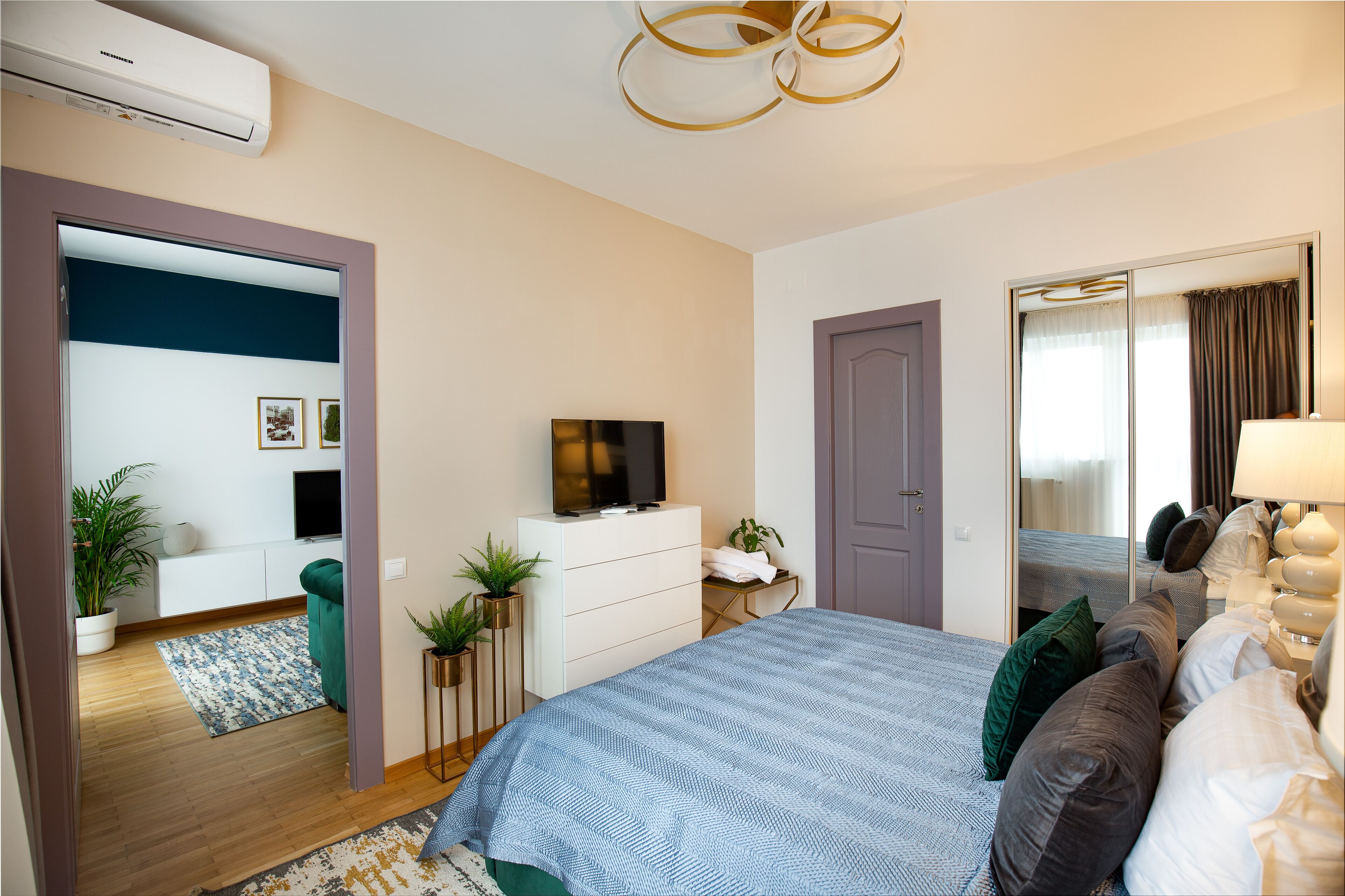 Leilighet – exclusive | 1 soverom, minibar, safe på rommet og blendingsgardiner