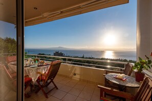 House, 1 Bedroom | Balcony view - Verga Sunset Villa - Ilia Seascape Private Retreat (Kalamata)