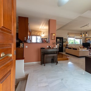 Interior entrance