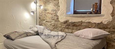 1 bedroom, iron/ironing board, travel crib, free WiFi