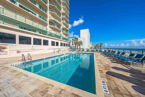 Et oppvarmet basseng