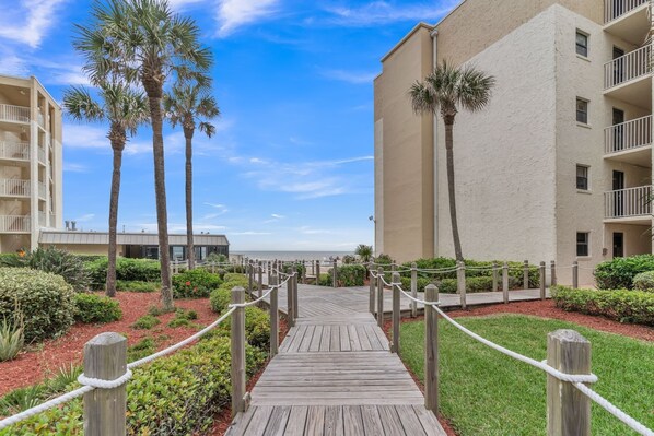 Condo, 1 Bedroom | Property grounds - Cute 1br Directly On Beach 1 Bedroom Condo by RedAwning (New Smyrna Beach)