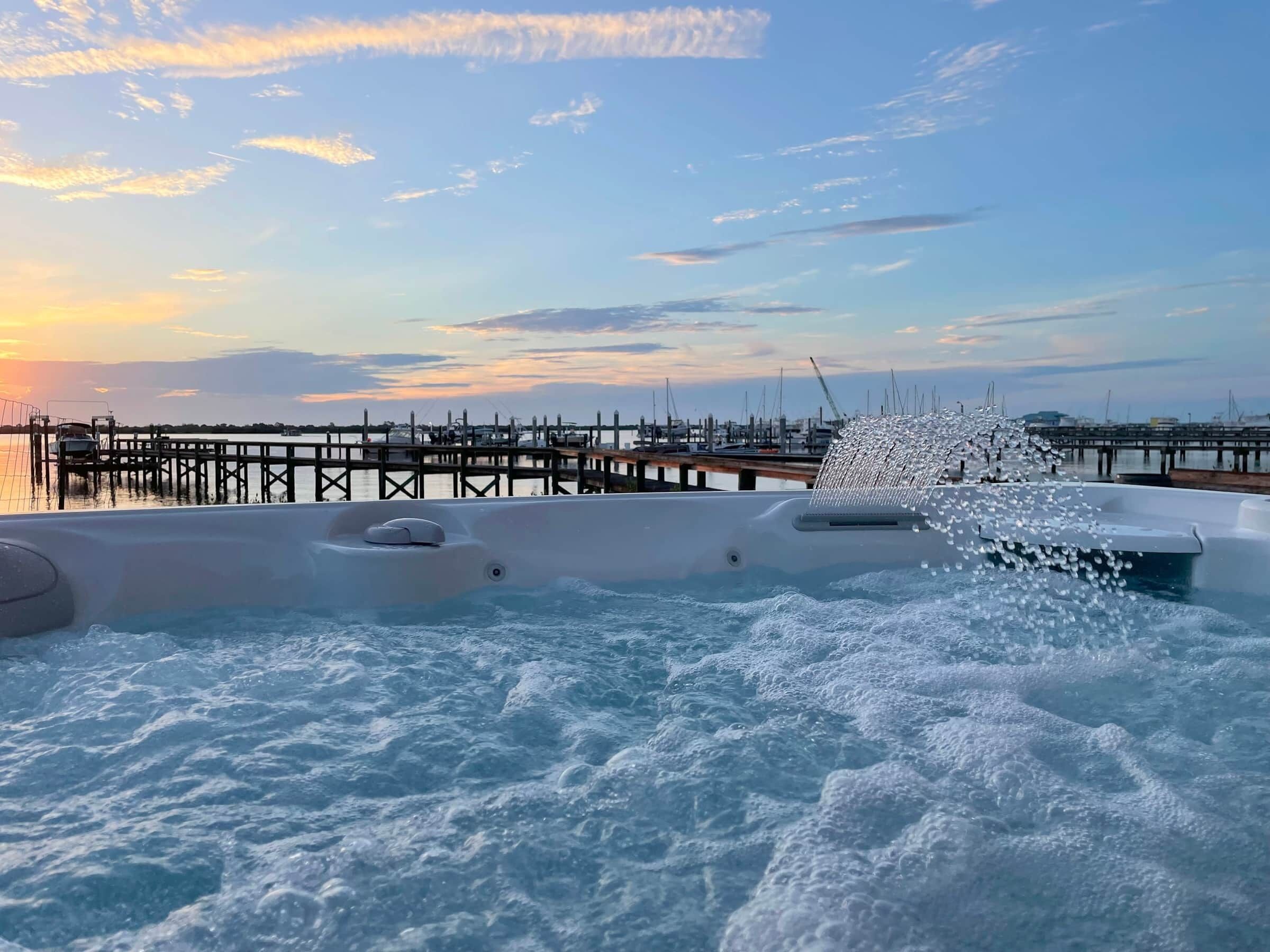 Idromassaggio all&#x27;aperto