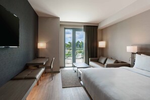 In-room safe, desk, laptop workspace, iron/ironing board