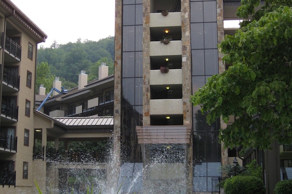 entrance to resort