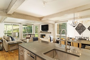 Condo (Top of the Village 3 bedroom 204 Summ) | Private kitchen | Fridge, microwave, dishwasher, coffee/tea maker - Upper Village (Snowmass Village)