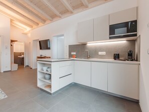 Fridge, microwave, dishwasher, toaster - Beautiful apartment for 8 people with WIFI, TV, balcony and pets allowed (Bruck An Der Großglocknerstraße)