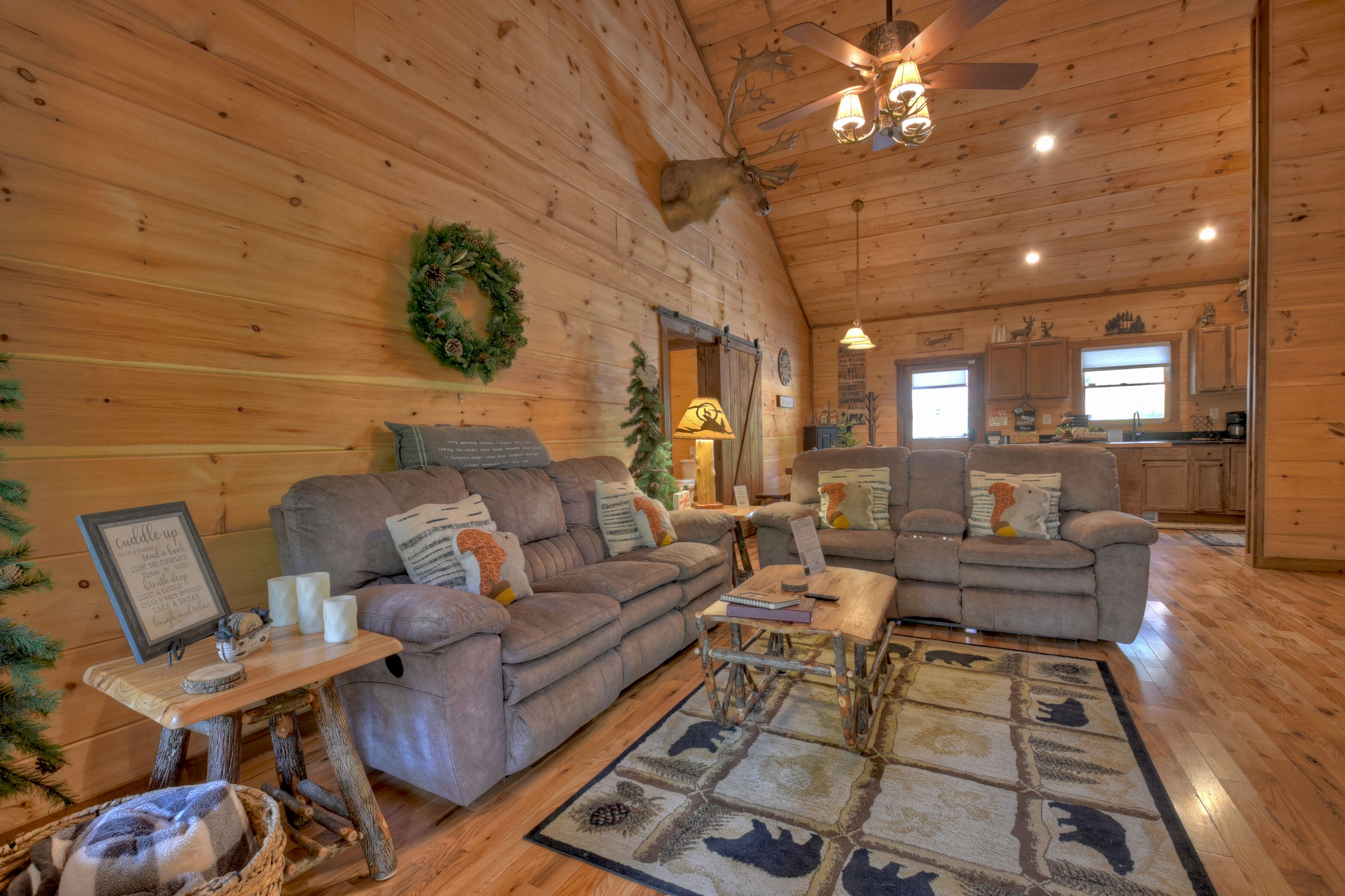 *Free Whitewater Rafting & Ziplining* Secluded, Close to Downtown Blue Ridge, Perfect Couple Retreat