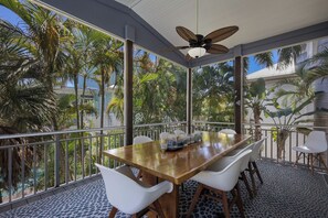 Outdoor dining - One block off Pine Ave w/ Amazing Rooftop Views! - AMI Memories (Anna Maria)