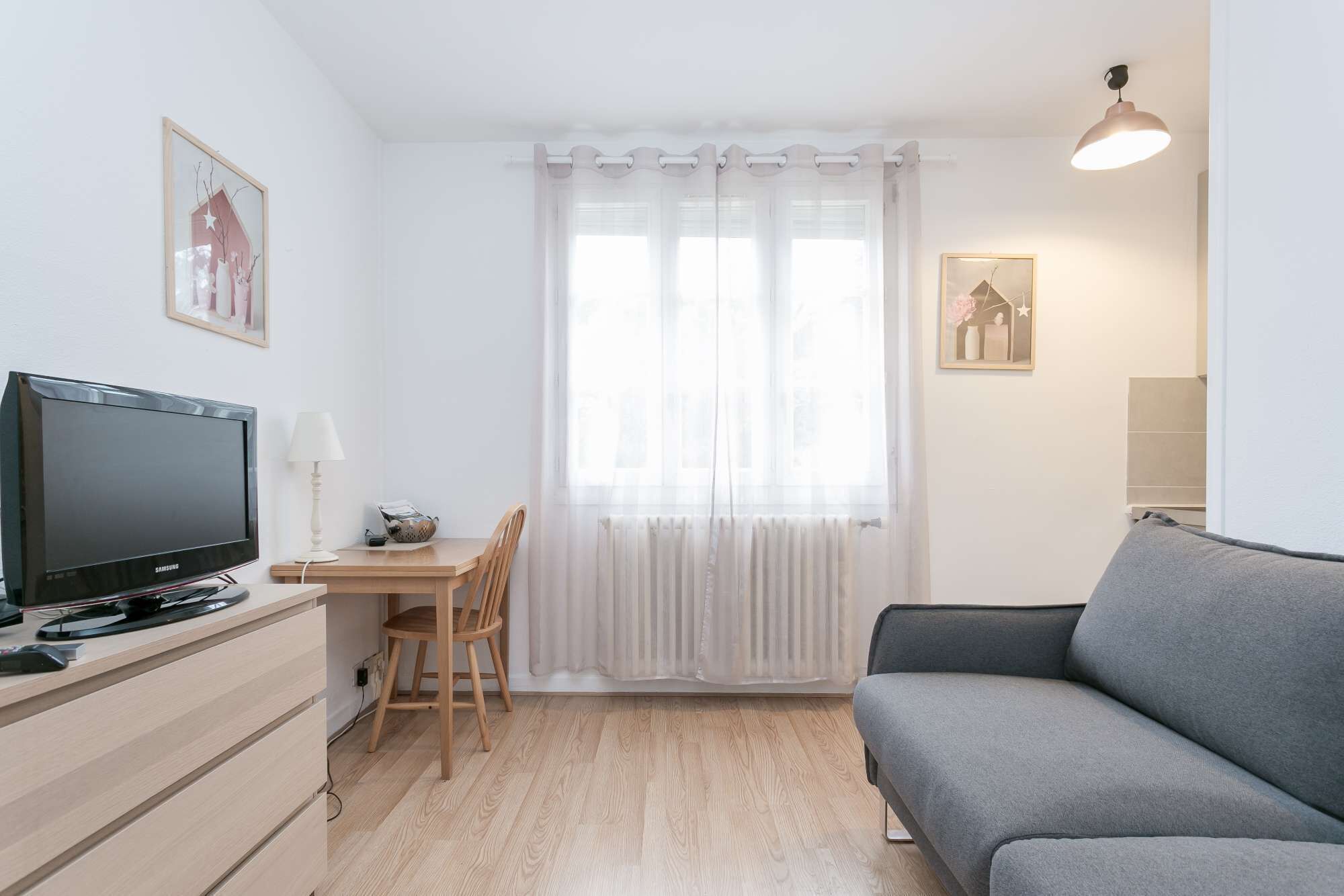 Televisie en een kantoor