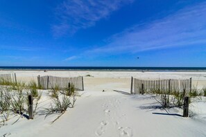 On the beach