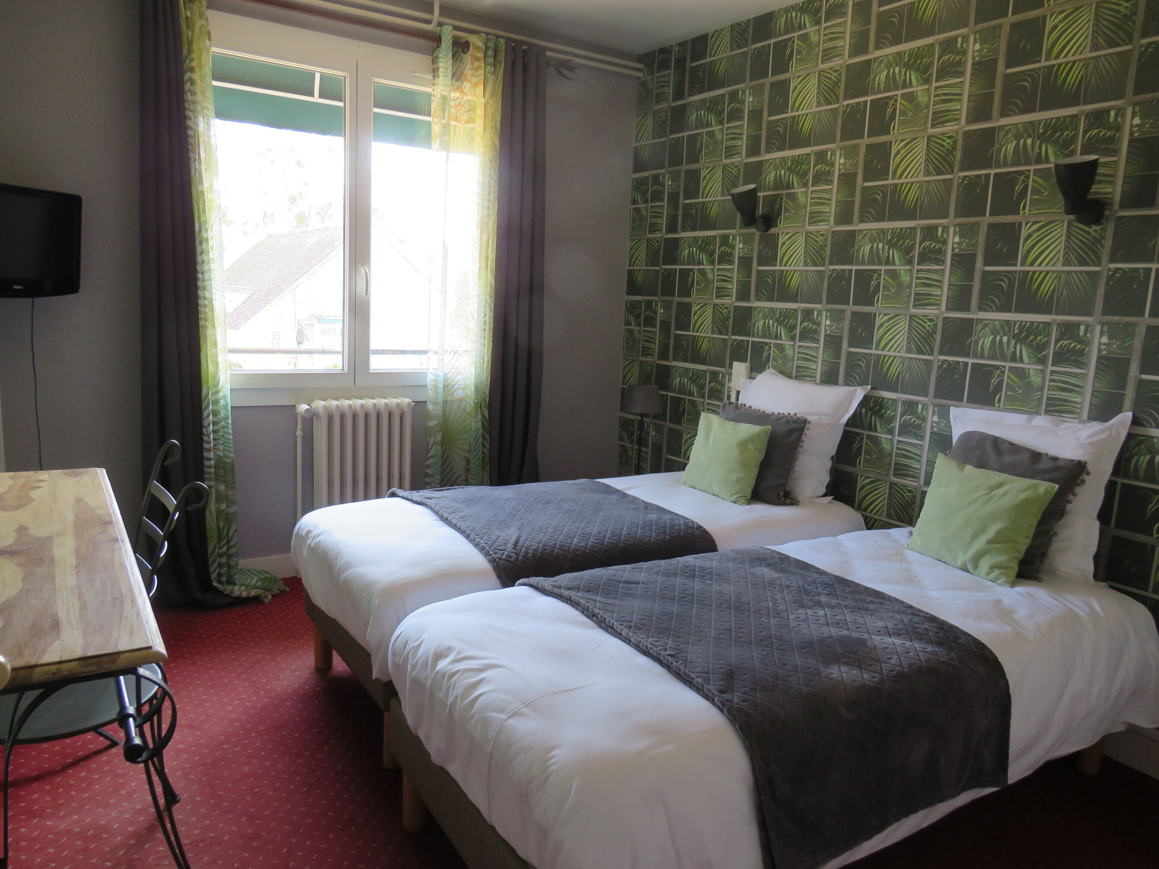 twin room | premium bedding, in-room safe, individually decorated