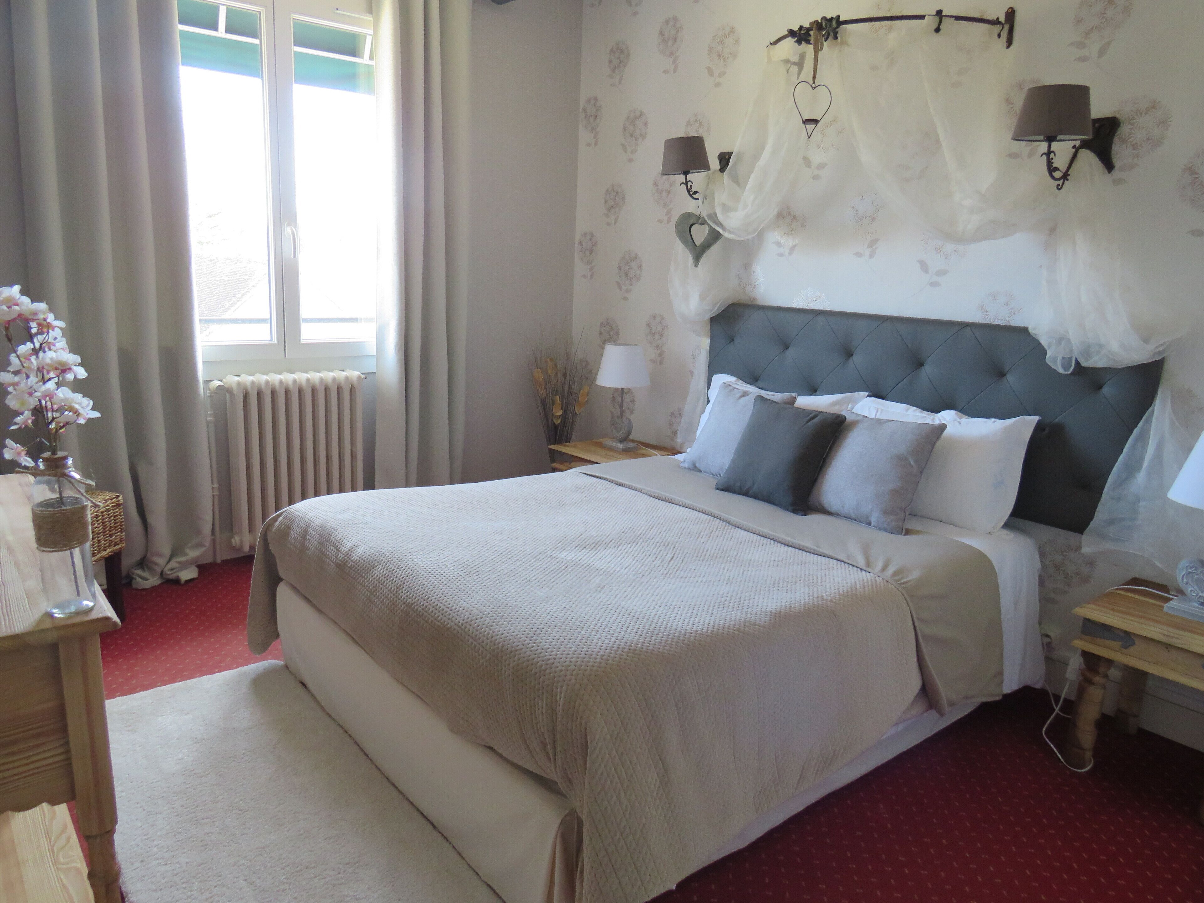 romantic room | premium bedding, in-room safe, individually decorated